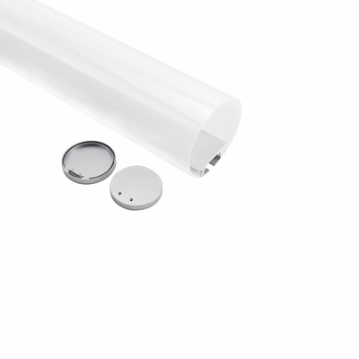 l'estrusione lattea della copertura del PC di 60mm ha sospeso il profilo di alluminio principale per illuminazione di soffitto