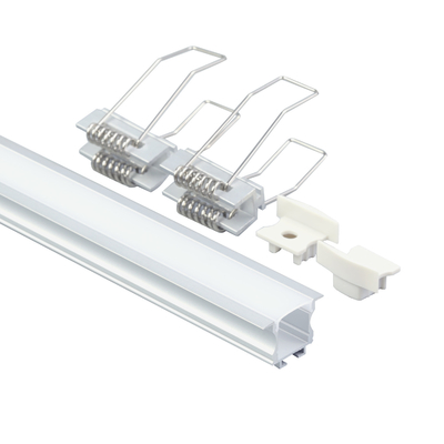 U modella il Manica di alluminio della luce della mobilia LED, profilo messo di alluminio d'argento del LED