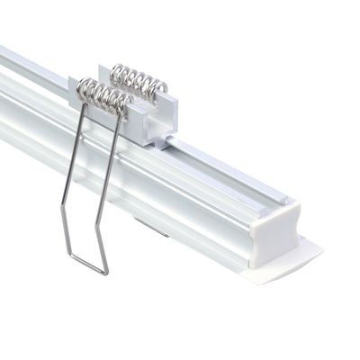 U modella il Manica di alluminio della luce della mobilia LED, profilo messo di alluminio d'argento del LED