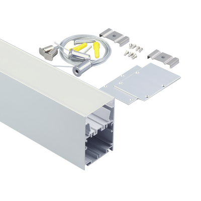 l'ufficio di 50x75mm ha condotto il profilo principale sospeso luce lineare per la luce del pendente