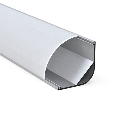 Manica di alluminio d'angolo 30mm bianco della striscia del LED per l'ufficio del guardaroba