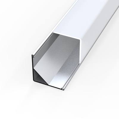 Manica dell'angolo della striscia dell'OEM LED, Manica di alluminio di grado a forma di V LED dell'estrusione 45
