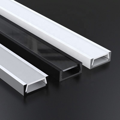 Profilo montato di superficie di 6063 LED, ODM dell'OEM di alluminio dell'alloggio della luce del LED