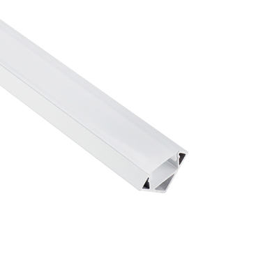 Manica latteo dell'angolo LED, strisce d'angolo di alluminio 18mm x 18mm del supporto LED