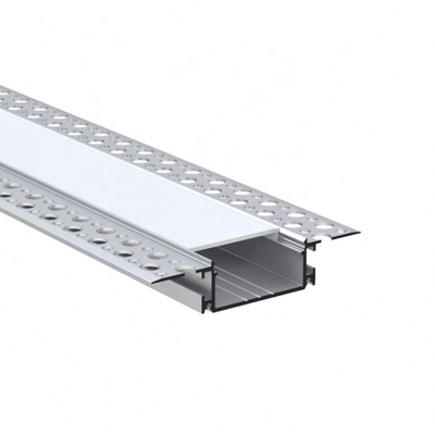 Le estrusioni di alluminio del muro a secco del pannello di carta e gesso per il LED accende la copertura trasparente