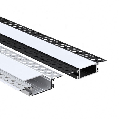 Le estrusioni di alluminio del muro a secco del pannello di carta e gesso per il LED accende la copertura trasparente