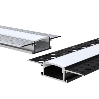 Intonachi il Manica di alluminio del nero LED del soffitto, materiale della lega 6063 di profilo del gesso