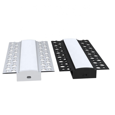 Intonachi il Manica di alluminio del nero LED del soffitto, materiale della lega 6063 di profilo del gesso