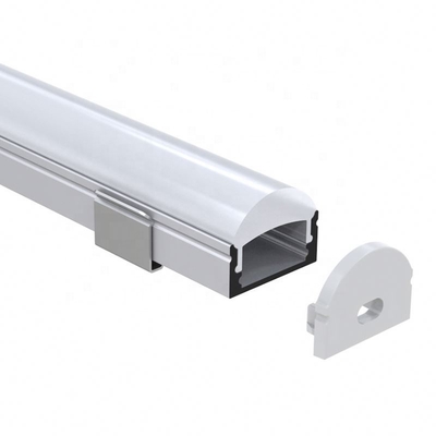 Profilo di alluminio montato espulso del LED, profilo flessibile della scala con l'OEM del LED