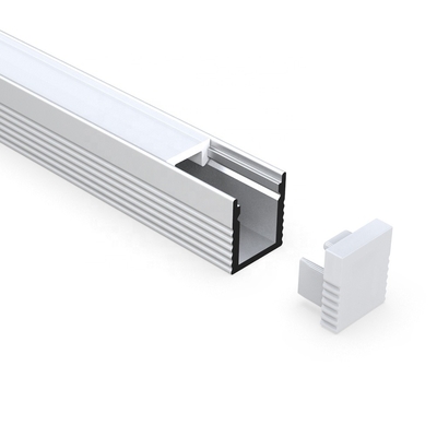 Profilo LED a montaggio superficiale verniciato anodizzato per lampade armadio guardaroba