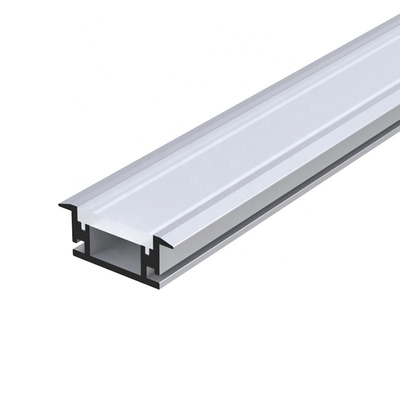 Profili LED da incasso a forma di U Verniciatura anodizzata a canale per illuminazione a pavimento