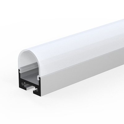 Il nero montato di superficie industriale di profilo del LED anodizzato per il cinema del guardaroba
