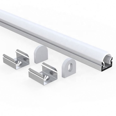 Copertura per PC Profilo LED a montaggio superficiale Alluminio Materiale 1M 2M 3M Lunghezza