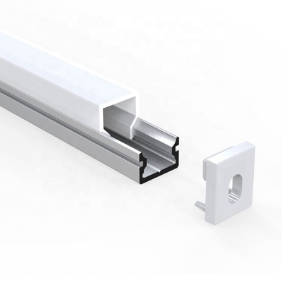 Profilo montato di superficie della lega di alluminio 6063 LED con il piegamento dell'elaborazione di Decoiling