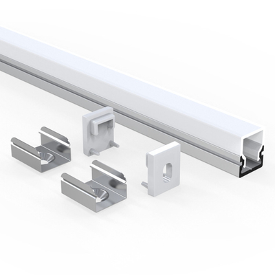 Profilo montato di superficie della lega di alluminio 6063 LED con il piegamento dell'elaborazione di Decoiling