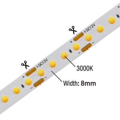 luce della corda di 160chip 160led LED, luce di striscia del LED 12v 3000K 4000K
