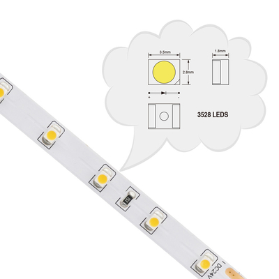 Alte strisce 60LEDs 120LEDs 240LEDs di CRI95 3528 SMD LED per gli edifici per uffici