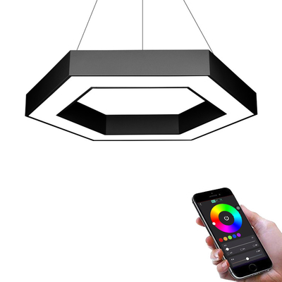 Luci lineari galvanizzate nere del LED, luce magnetica messa di alluminio della pista del LED
