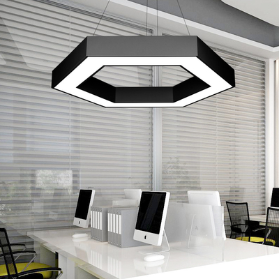 Luci lineari galvanizzate nere del LED, luce magnetica messa di alluminio della pista del LED
