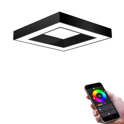 Le luci lineari della sospensione LED, il piede LED del quadrato 4 hanno sospeso il dispositivo lineare