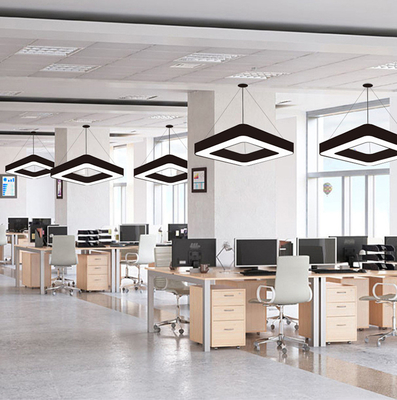 Le luci lineari della sospensione LED, il piede LED del quadrato 4 hanno sospeso il dispositivo lineare