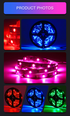OEM telecomandato infrarosso chiave delle lampade fluorescenti 12V 44 variopinti di RGB Inteligente LED