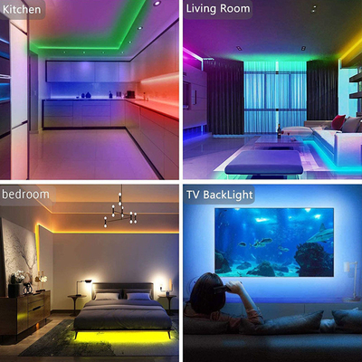 Striscia di RGB LED di controllo 5050 di Bluetooth APP impermeabile per la decorazione all'aperto dell'interno