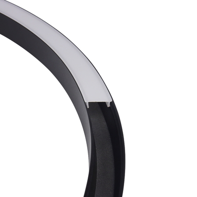 Profilo circolare di montaggio di superficie LED, OEM di alluminio flessibile di profili di Manica