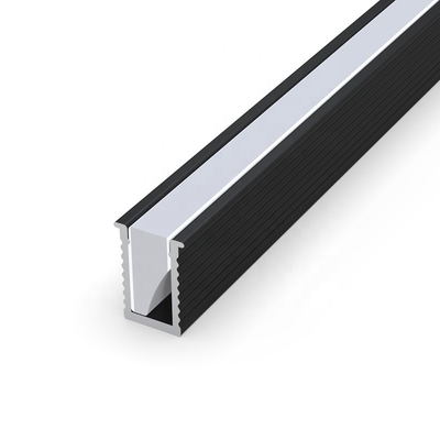 Il quadrato ha messo i profili del LED, materiale di alluminio della lega di Manica 6063 della striscia del LED