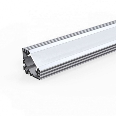 Materiale di alluminio nero bianco d'argento messo anodizzato di profilo dell'angolo LED
