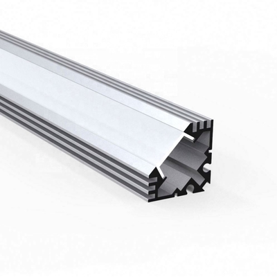 Materiale di alluminio nero bianco d'argento messo anodizzato di profilo dell'angolo LED