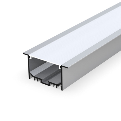 Profilo sospeso flessibile del LED, colore d'argento di alluminio della luce di striscia di profilo LED dell'OEM