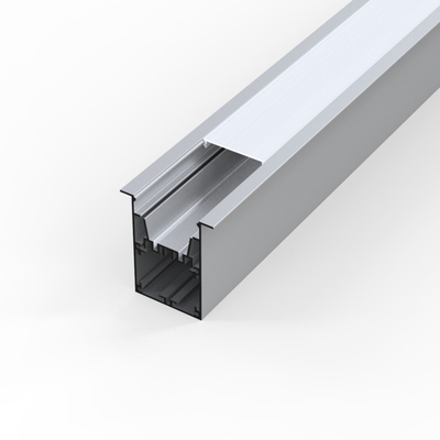 Luce anodizzata LED di alluminio, profili di alluminio d'argento di profilo di alta qualità di Manica