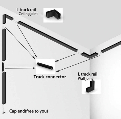 Ferrovia lineare regolabile della luce della pista del LED magnetica per il ODM dell'OEM della camera da letto della cucina