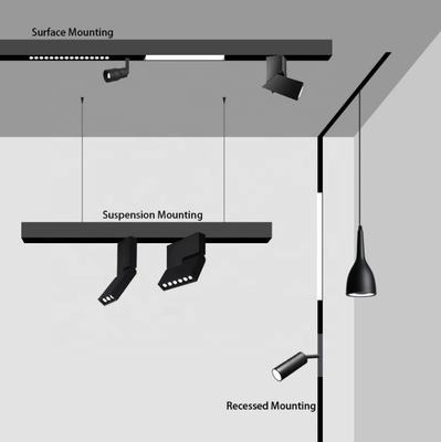 Ferrovia lineare regolabile della luce della pista del LED magnetica per il ODM dell'OEM della camera da letto della cucina