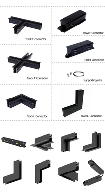 Ferrovia lineare regolabile della luce della pista del LED magnetica per il ODM dell'OEM della camera da letto della cucina