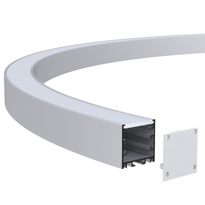 Profilo circolare di alluminio anodizzato del LED, profilo lineare di 35×35mm LED