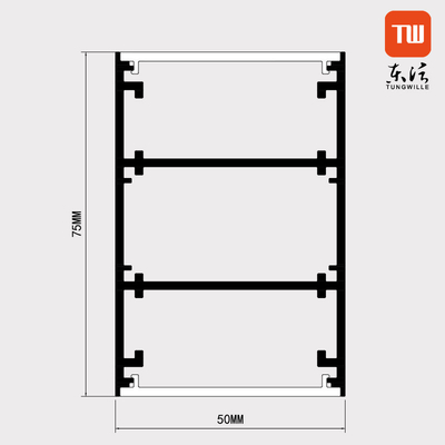Manica di alluminio rotondo del LED per colore nero pieghevole delle lampade fluorescenti del LED